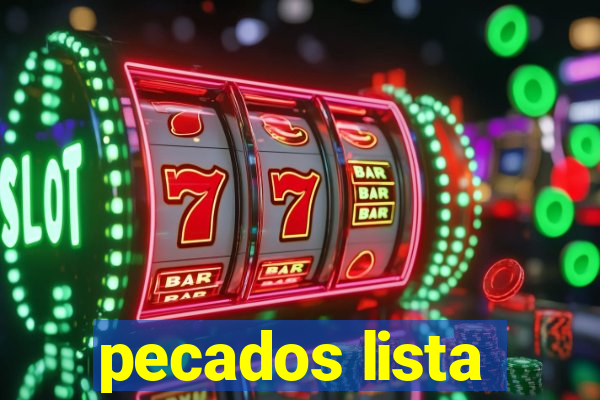 pecados lista